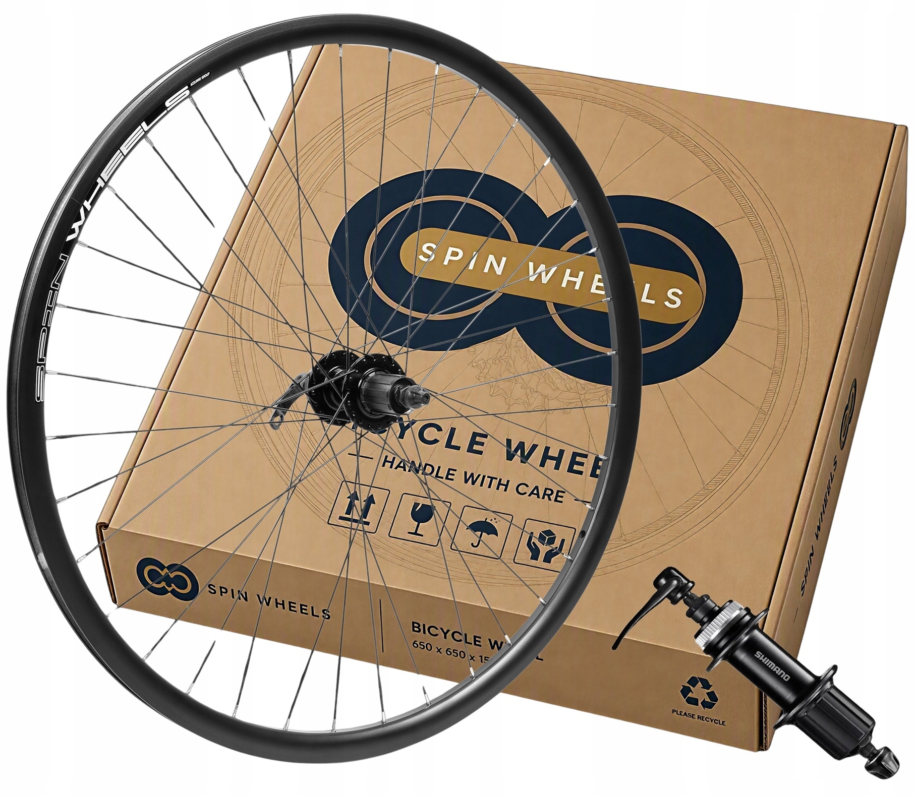 Zadní Kolo Na Kolo 29 Palců Kazeta 8/9/10 Kotoučové Centerlock Shimano QC300