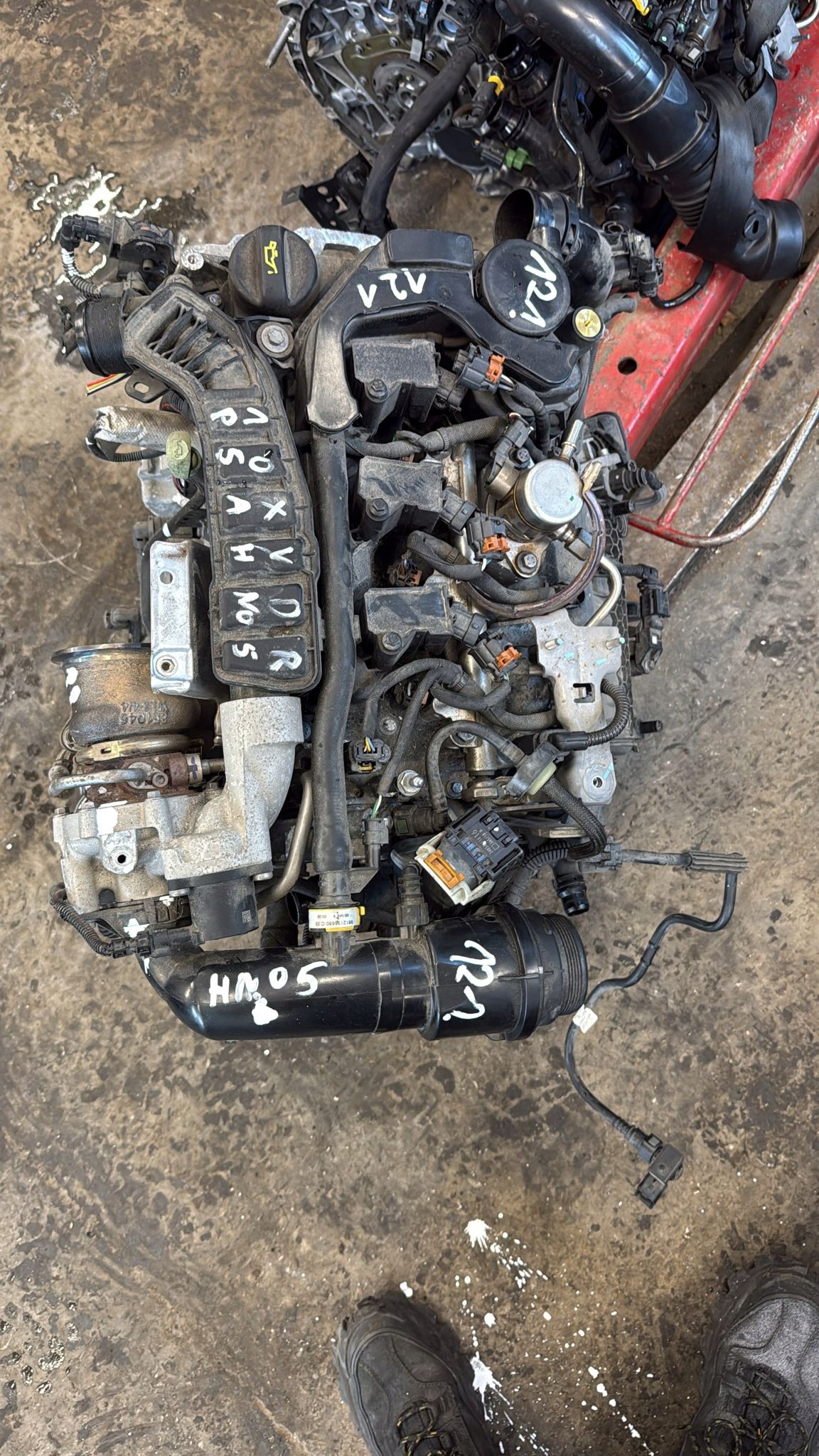 engine complete CITROEN PEUGEOT HN05 PSA 10XVDR 40TYSKM