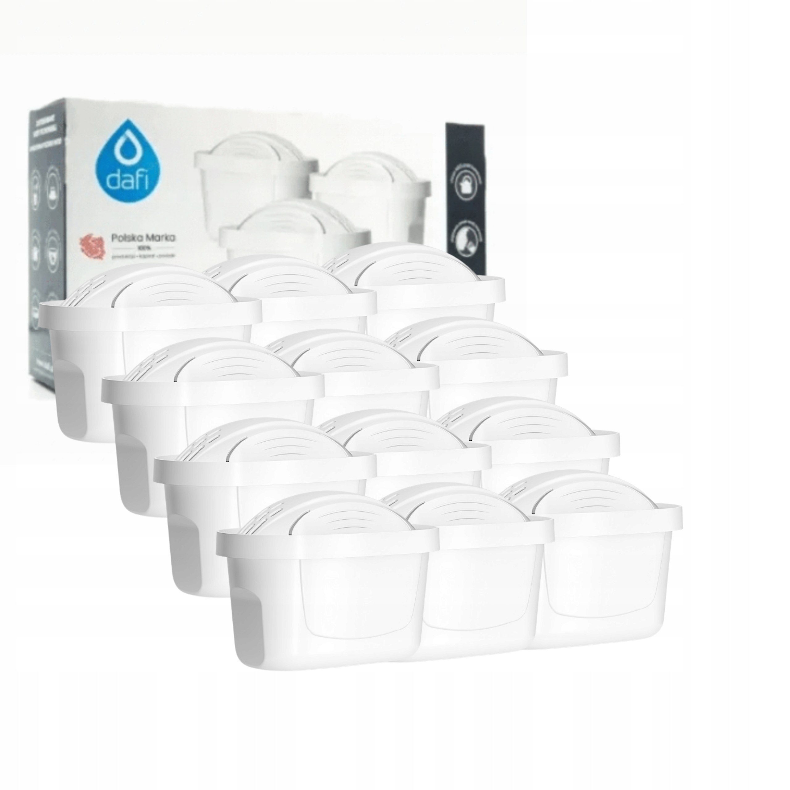 

12x Filtr Wody Dafi Perfectline Zamienik Brita