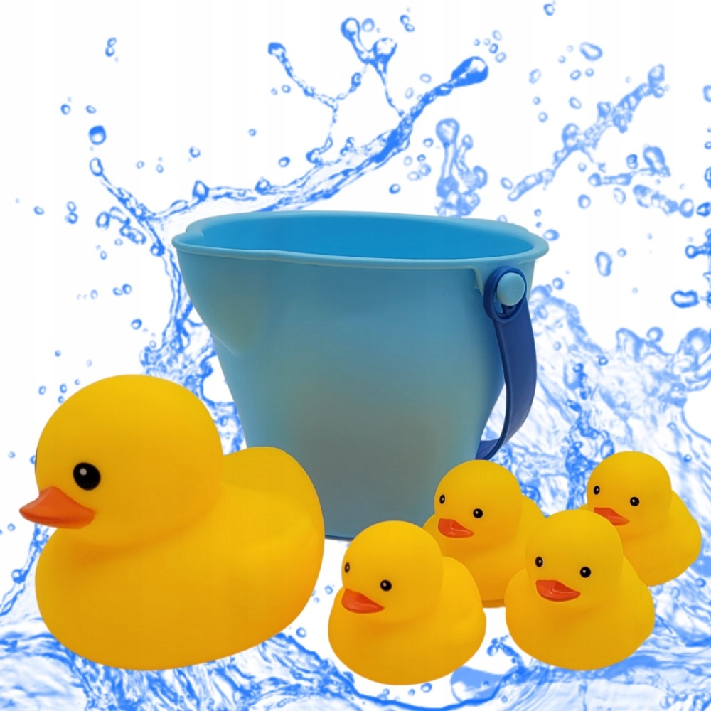 

Kaczuszki Kąpielowe Rodzinka 5szt. Wiaderko