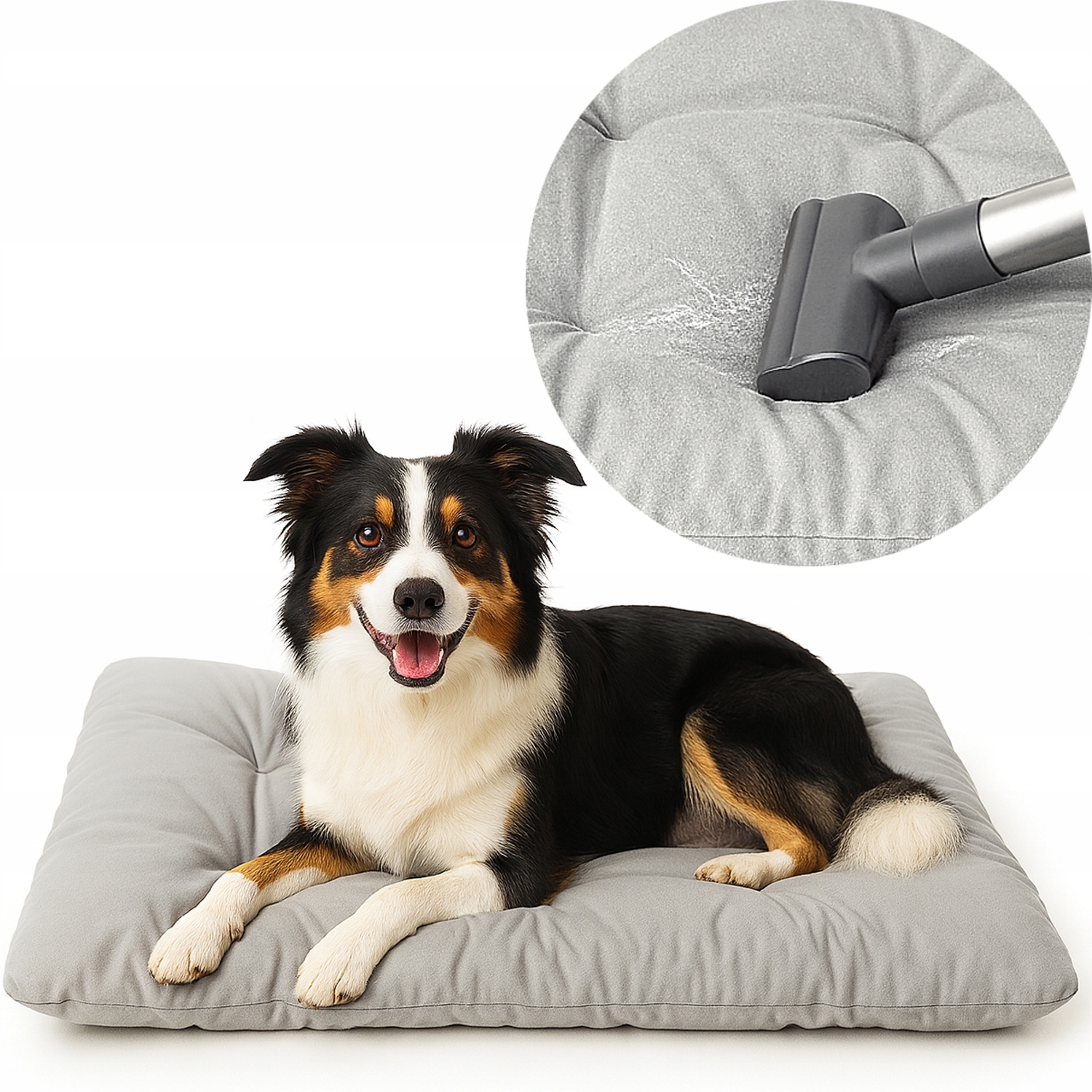 Pelíšek pro psy potah polštář Basic 70x50 Mikrovlákno ocel