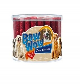 Levně Adbi Bow Wow Mini Salami Kabanos 12.5cm 60ks Pamlsek Pes