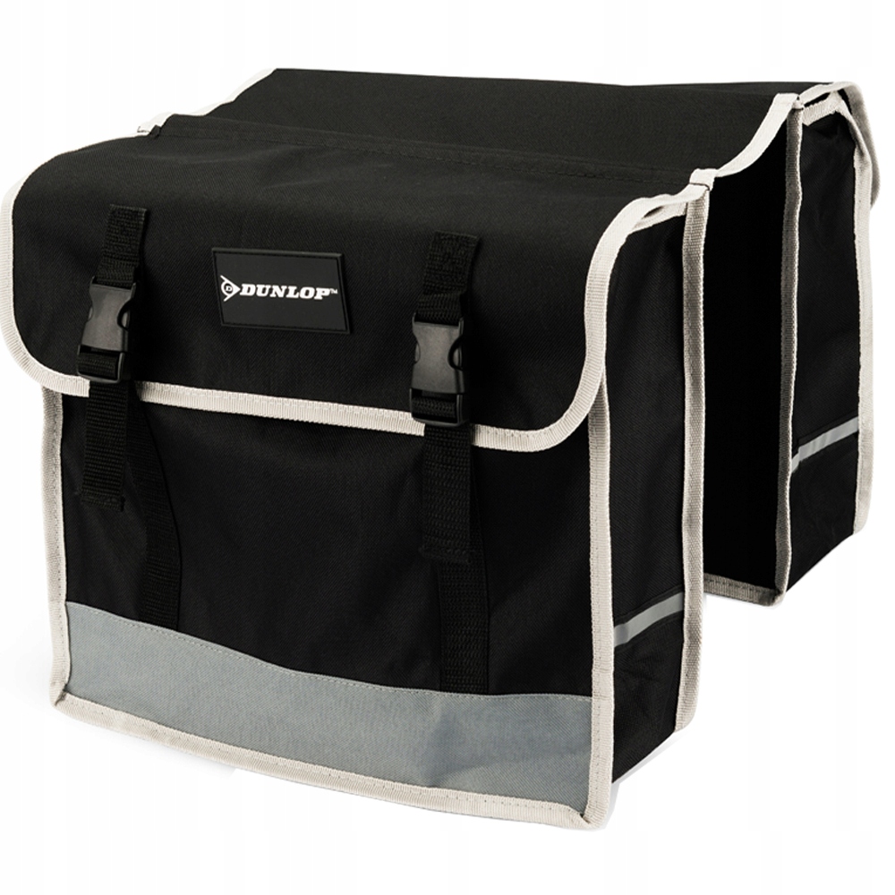 SAKWA KOSZ PODWÓJNA ROWEROWA TYLNA NA BAGAŻNIK ROWERU TORBA DUŻA DUNLOP 26L Model 417400