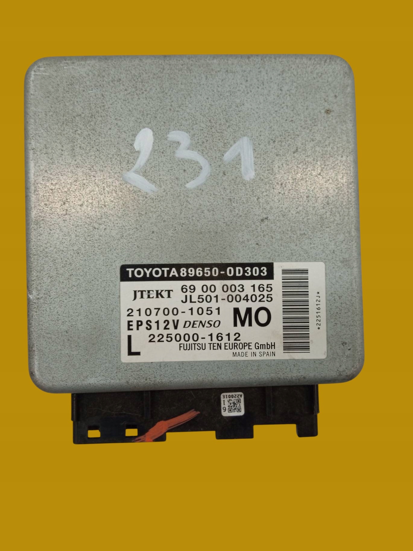 modulo SERVOSTERZO 89650-0D303 Toyota Yaris III (2011-)