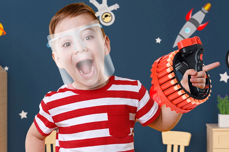 PRZYŁBICA OCHRONNA OKULARY IDEALNE DO NERF Kod producenta ZAB19PRZ