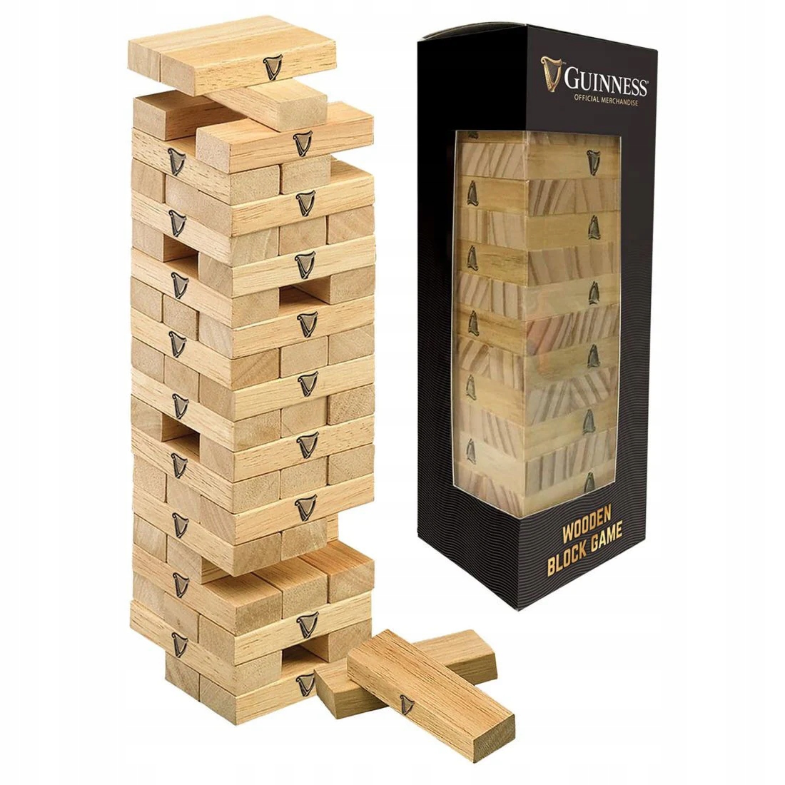 Guinness Harp Wooden Block Game dřevěná skládačka 48 dílků A10