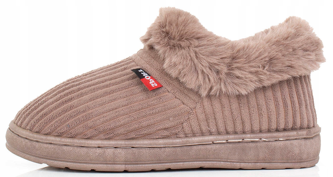 7833 BEŻOWE KAPCIE OCIEPLANE WSUWANE DOMOWE KLAPKI FUTERKO MĘSKIE 42 Marka inna