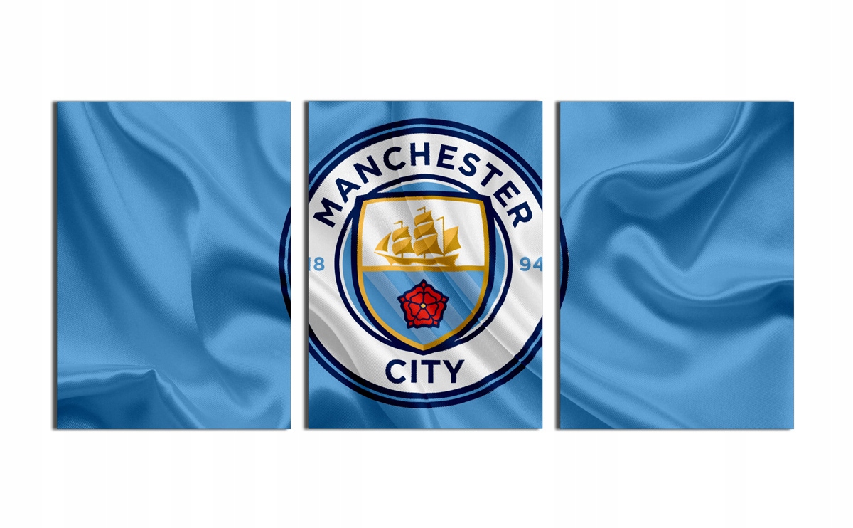 

3x Obraz Na Ścianę Manchester City 20x30