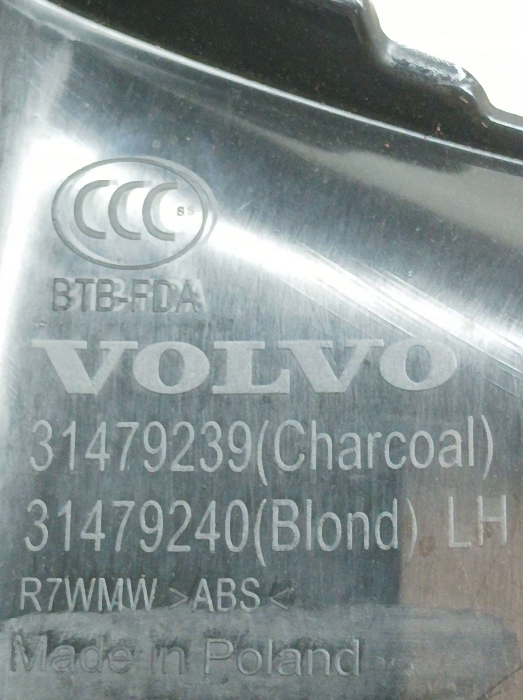 cover pillar C left right rear part 31479241 Volvo V60 II (2018- )