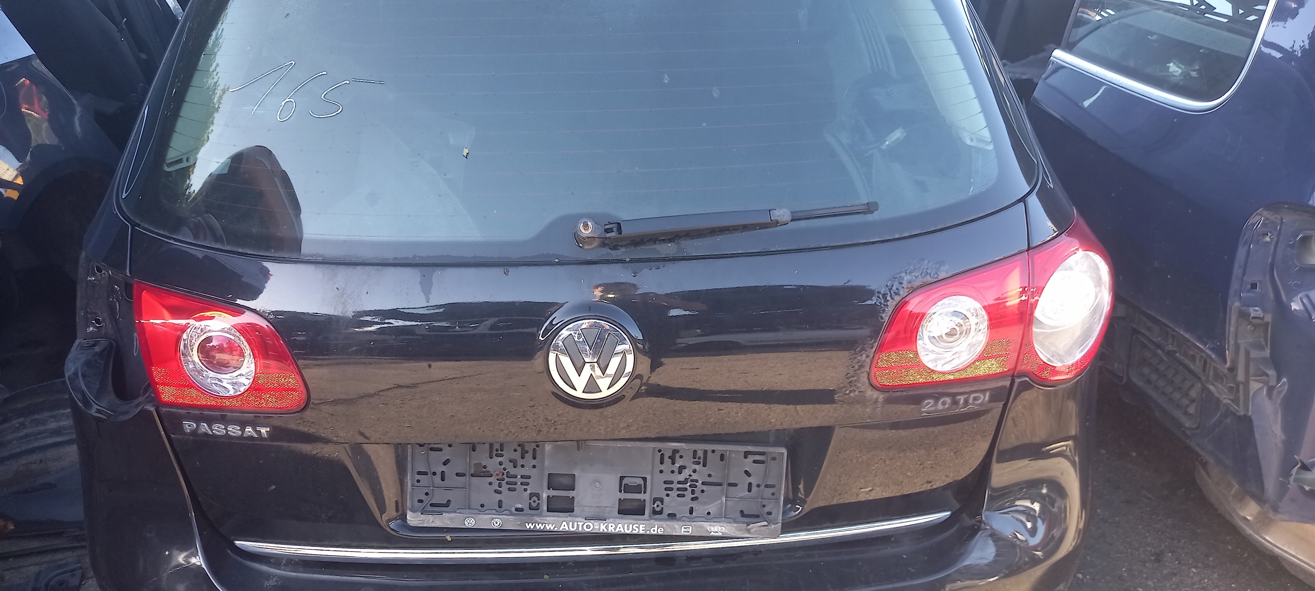 KLAPA BAGAŻNIKA CZARNA VW PASSAT B6 KOMBI
