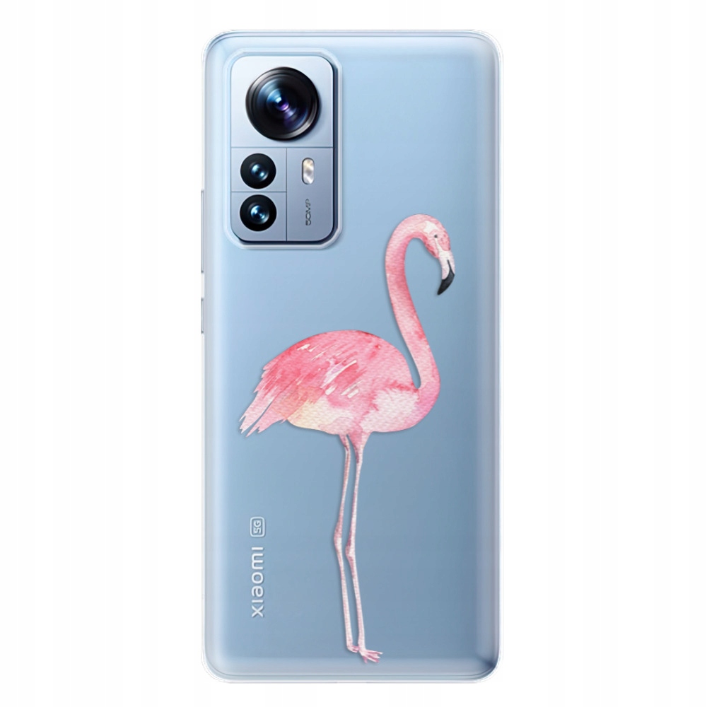 Silikonowe etui iSaprio Flamingo 01 do Xiaomi 12 Pro