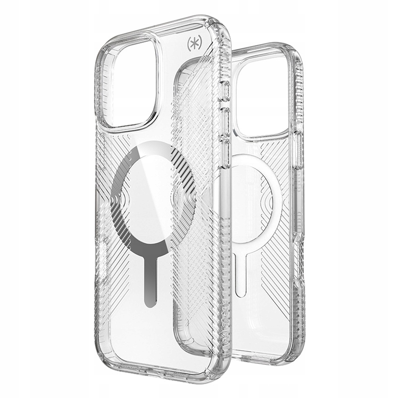 Pouzdro Speck Presidio Perfect-Clear Grip MagSafe pro iPhone 16 Pro Max (průhledné