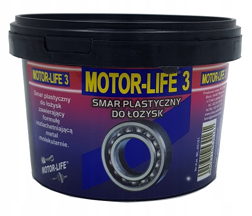 

Motor-life 3 plastyczny smar do łożysk 500ml
