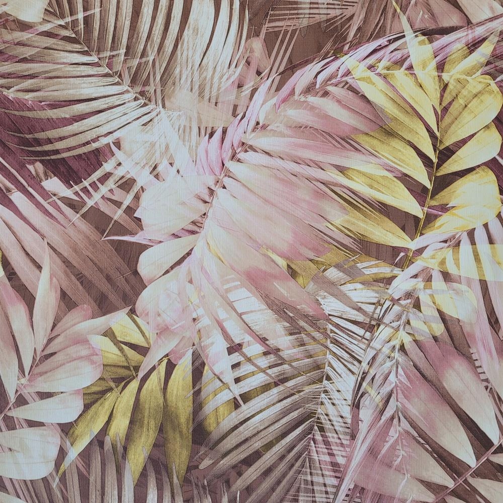 TAPETA LIŚCIE TROPIKALNE PALMY WINYL NA FLIZELINIE