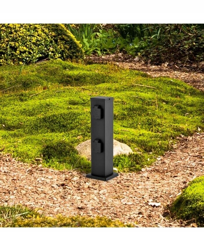 ELEKTRYCZNY SŁUPEK ZASILAJĄCY - 4 GNIAZDA - OBCIĄŻENIE DO 3500W - SOLIDNY EAN (GTIN) 4038104157128