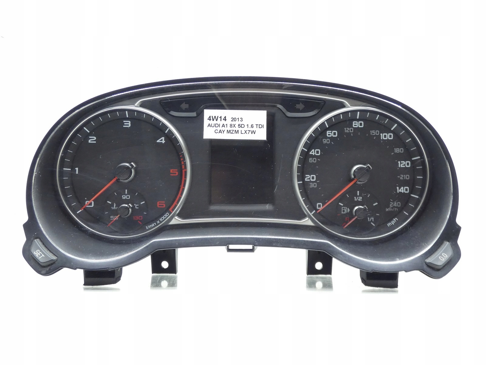 dials clock dials display AUDI A1 8X 1.6 TDI CAY 8X0920980H