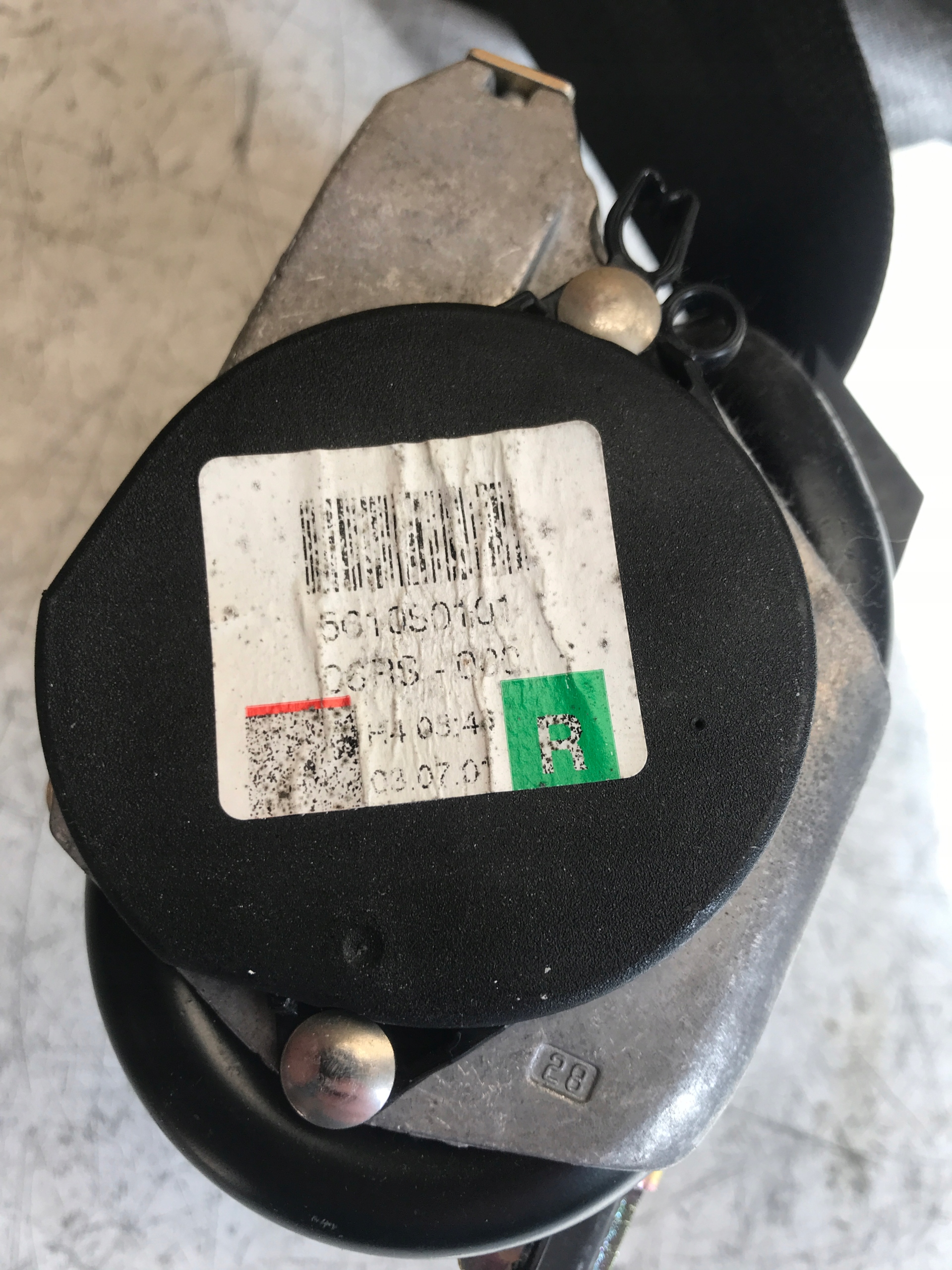 Gurten Spanner rechts vorne PASSAT B5 3B1857706D
