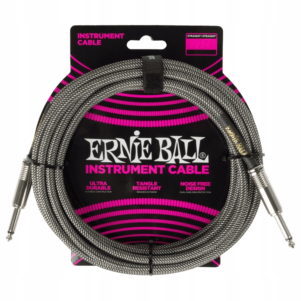Instrumentální kabel Ernie Ball Eb 6433 kytarový kabel 5,5 m