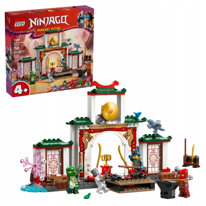 Lego Ninjago Chrám Spinjitzu 71831 158 Dílků 4 Minifigurky 4+