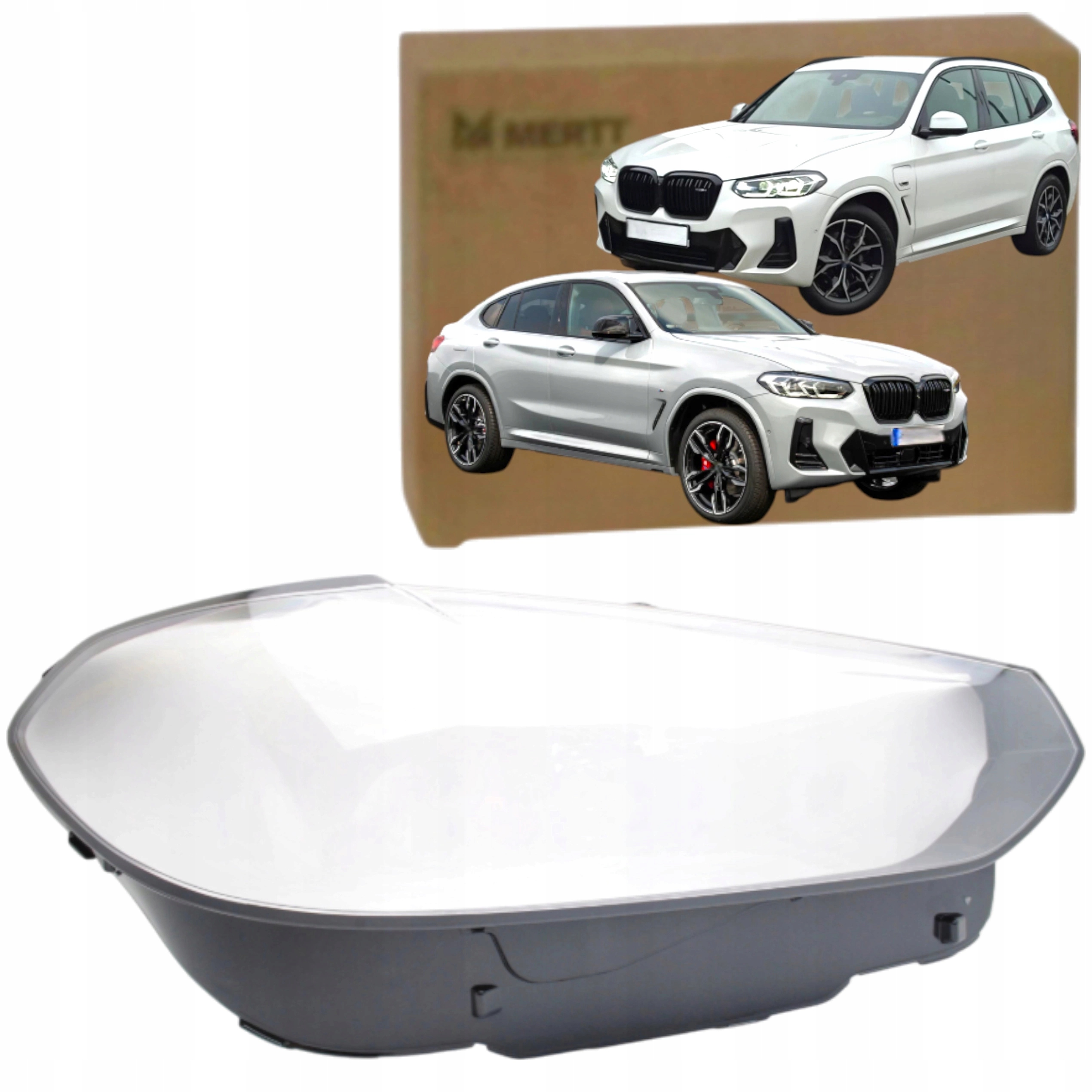 Bmw X3 G01 LCI 2021+ Pravé Sklo sklo předního světlometu