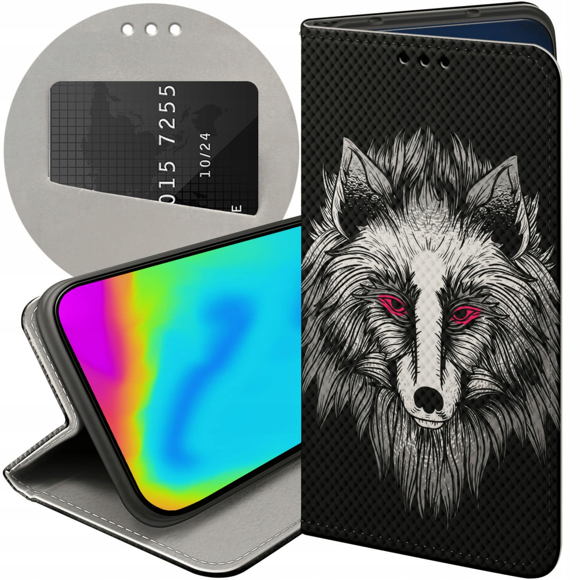 Etui Z Klapką Do Huawei P8 P9 Lite 2017 Wilk Wilkołak Wolf Wilczyca