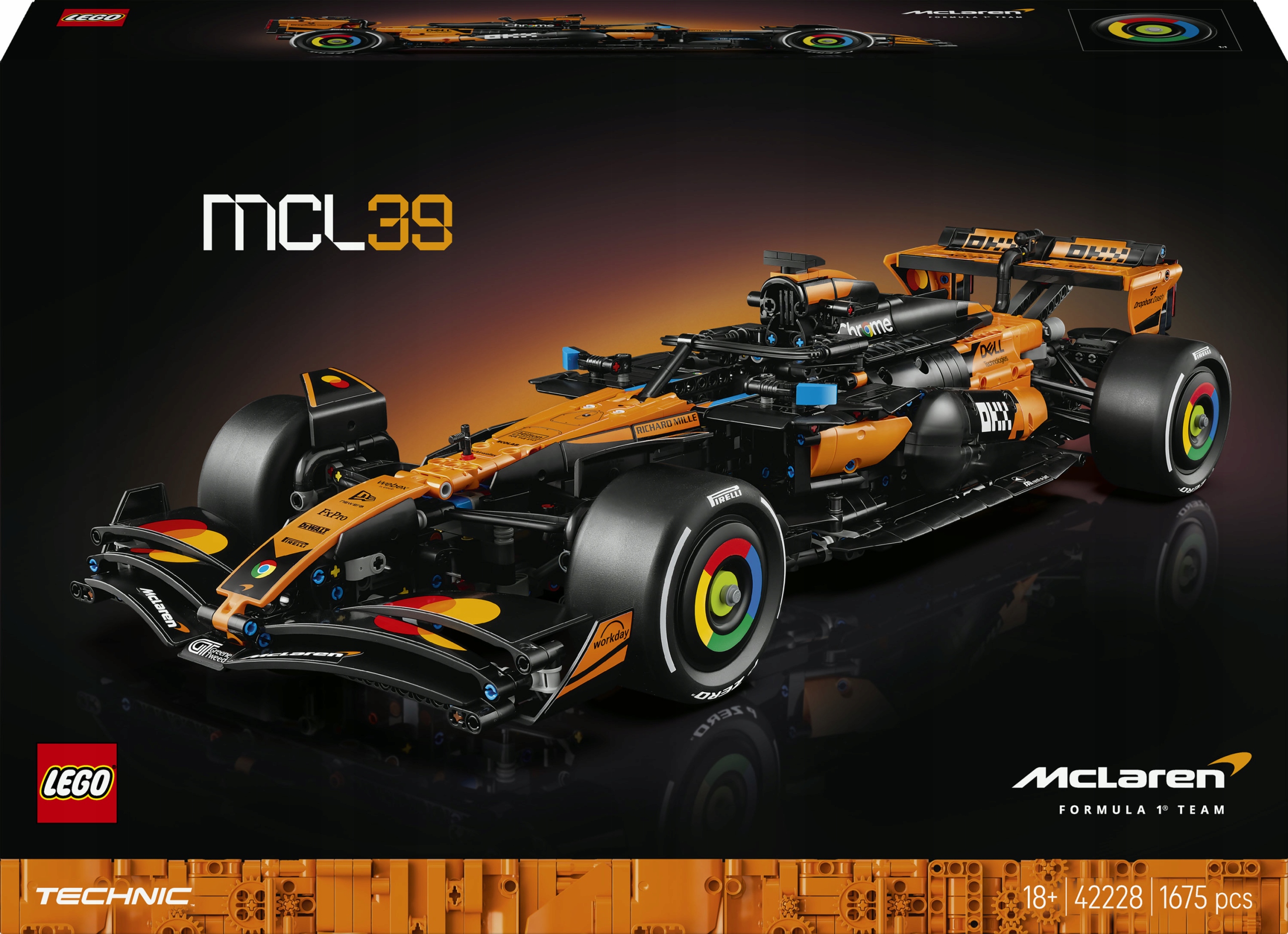LEGO Technic Bolid McLaren MCL39 F1 42228