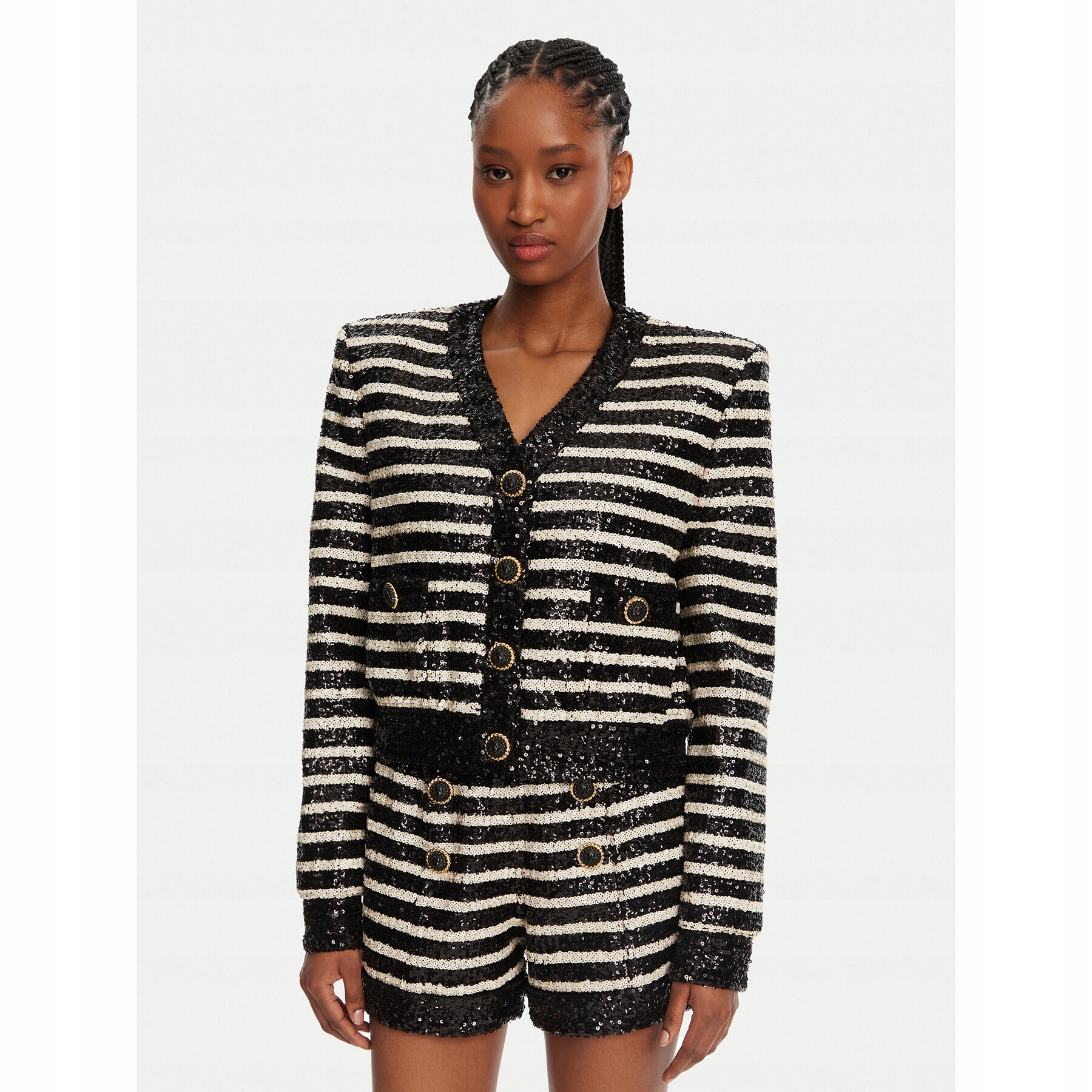 Balmain Damskie Marynarka Czarny