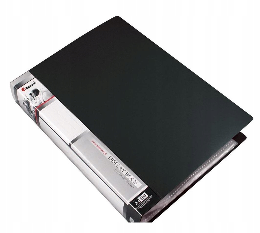 TECZKA OFERTOWA A4 100 KOSZULEK CZARNA