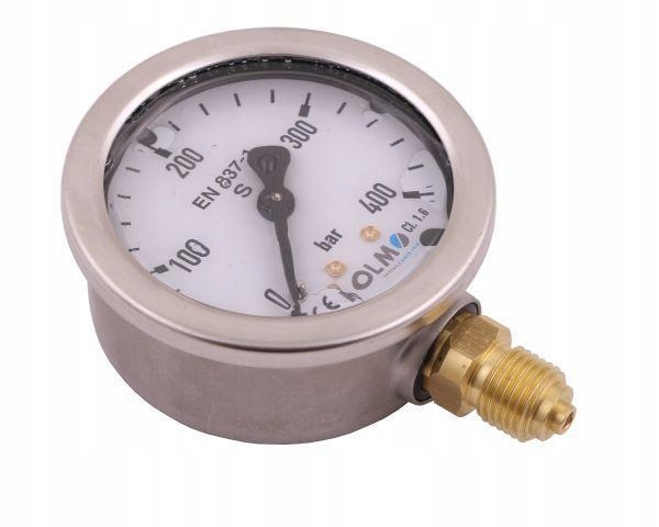 

Manometr M63 0-400 bar dolne przyłącze G1/4"