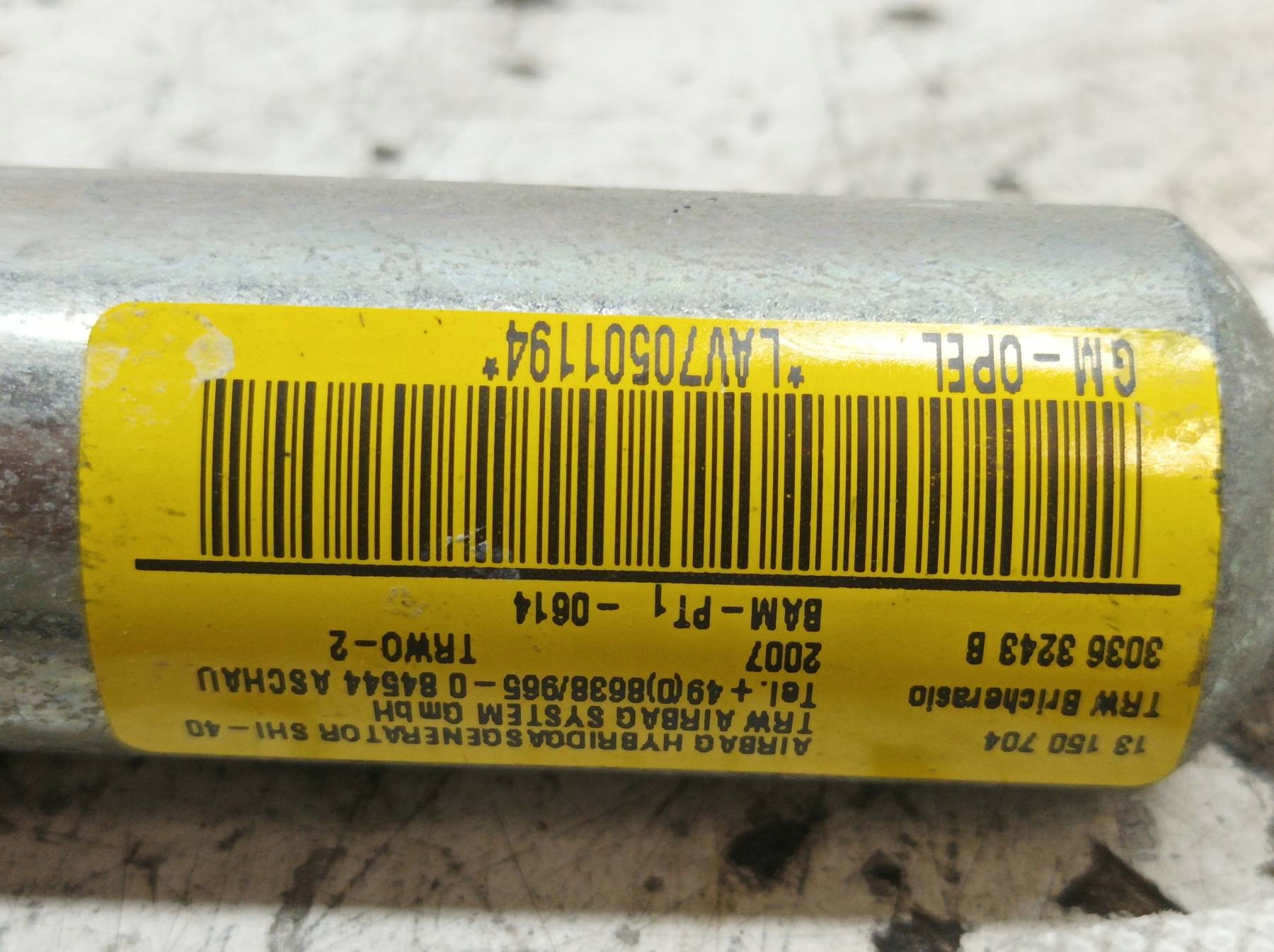 Dachvorhang Airbag links rechts KOMPLET Opel Corsa IV (2006-2014) D