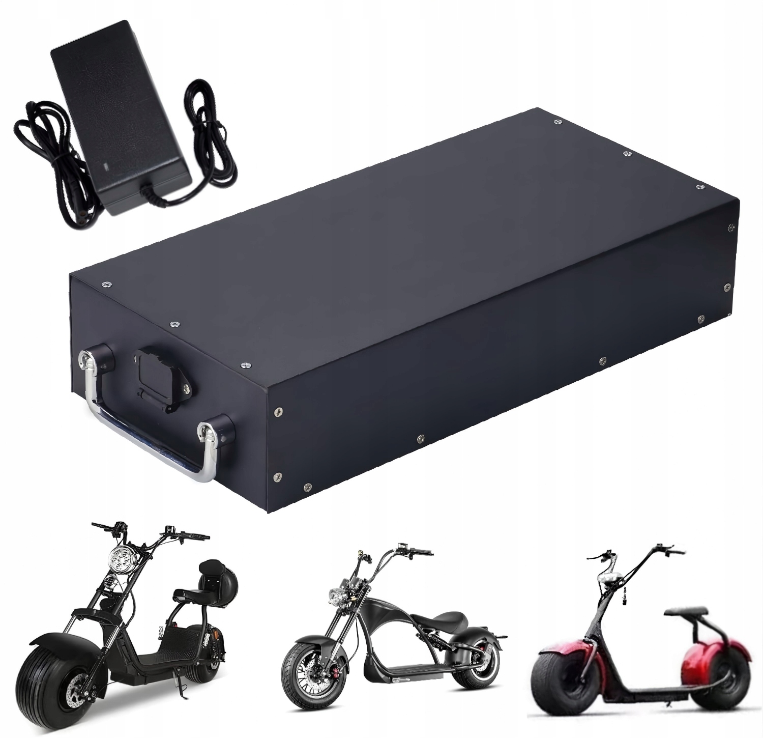 Akumulátor Baterie Ebike pro Harley Citycoco 60V 20Ah 1000W Nabíječka Sada