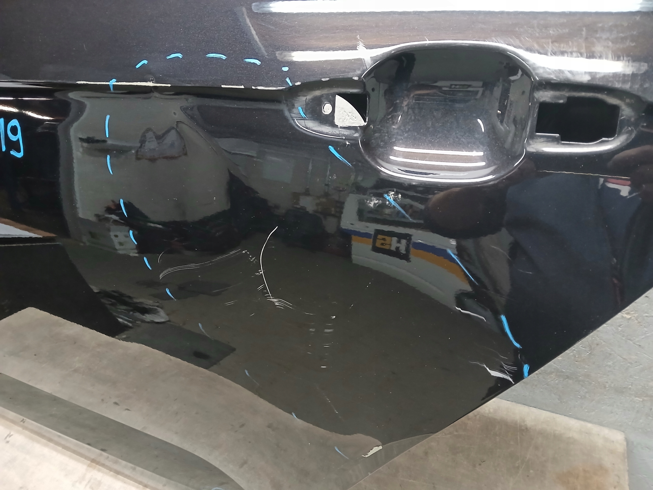 door rear part left VW POLO 2G 17