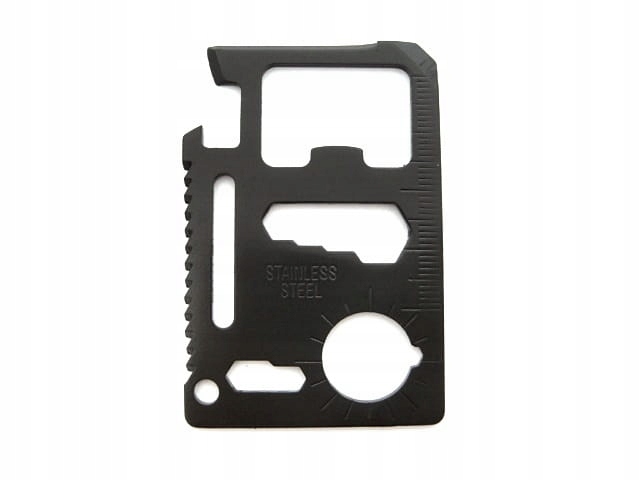 KARTA PRZEŻYCIA SURVIVAL MULTITOOL 11 FUNKCJI ETUI Model MT025