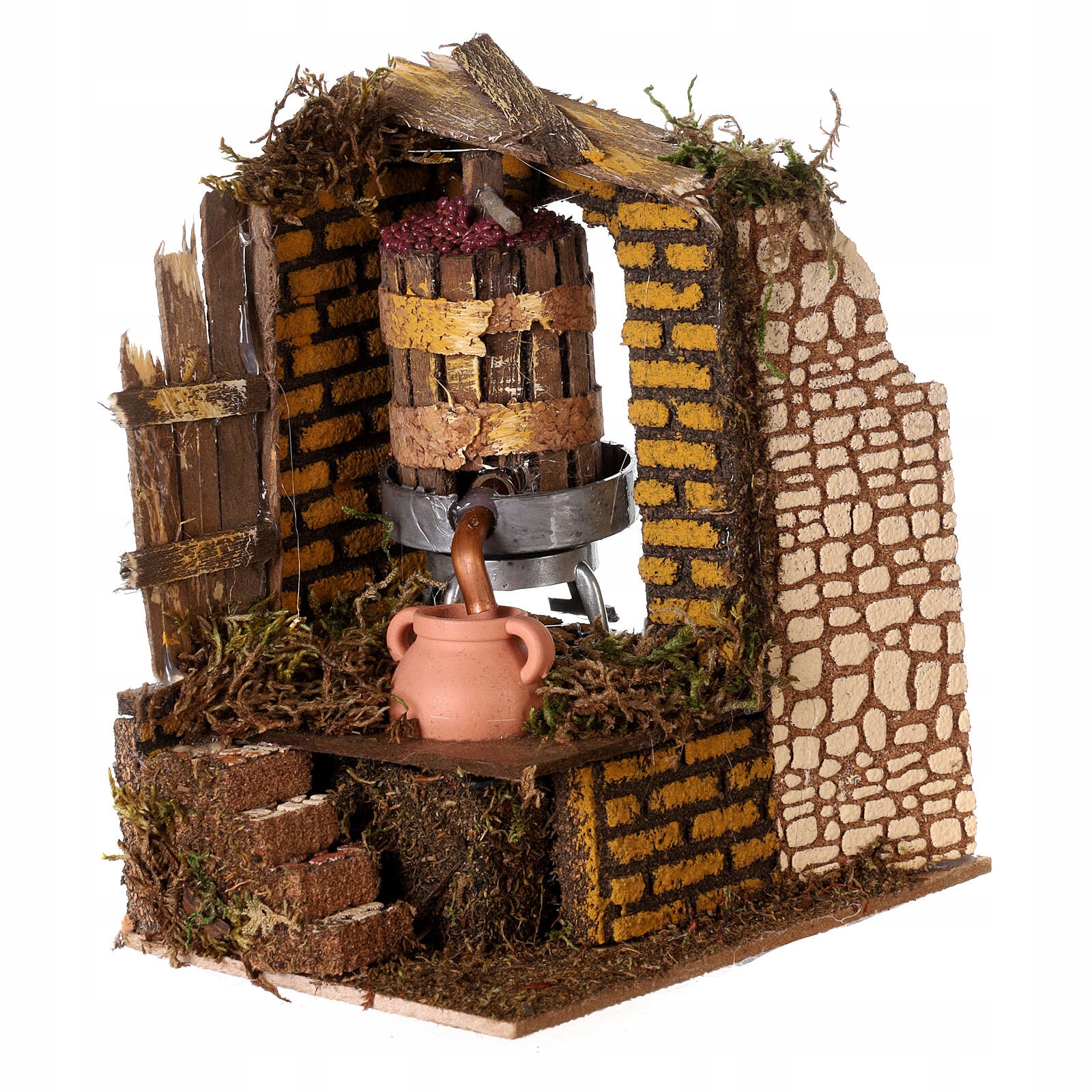 Lis Na Hrozno S Vodnou Pumpou Bordó Farbivo 17CM Vysoký Na 220V