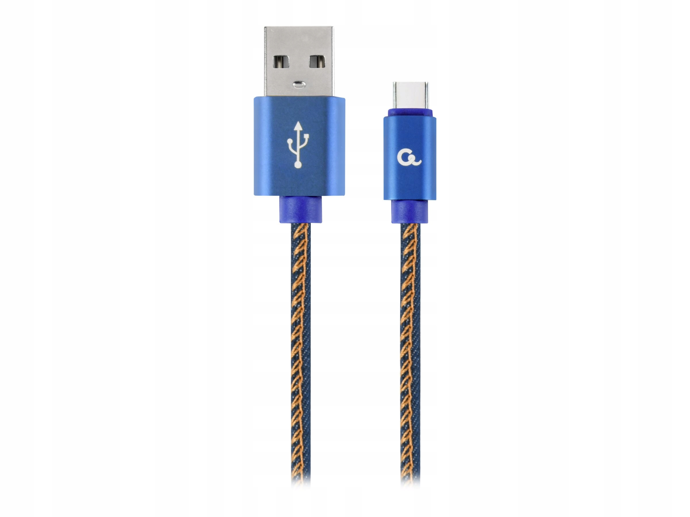 Cablexpert Premium Jeans (Denim) Type-C Usb Cable with Metal Connectors C