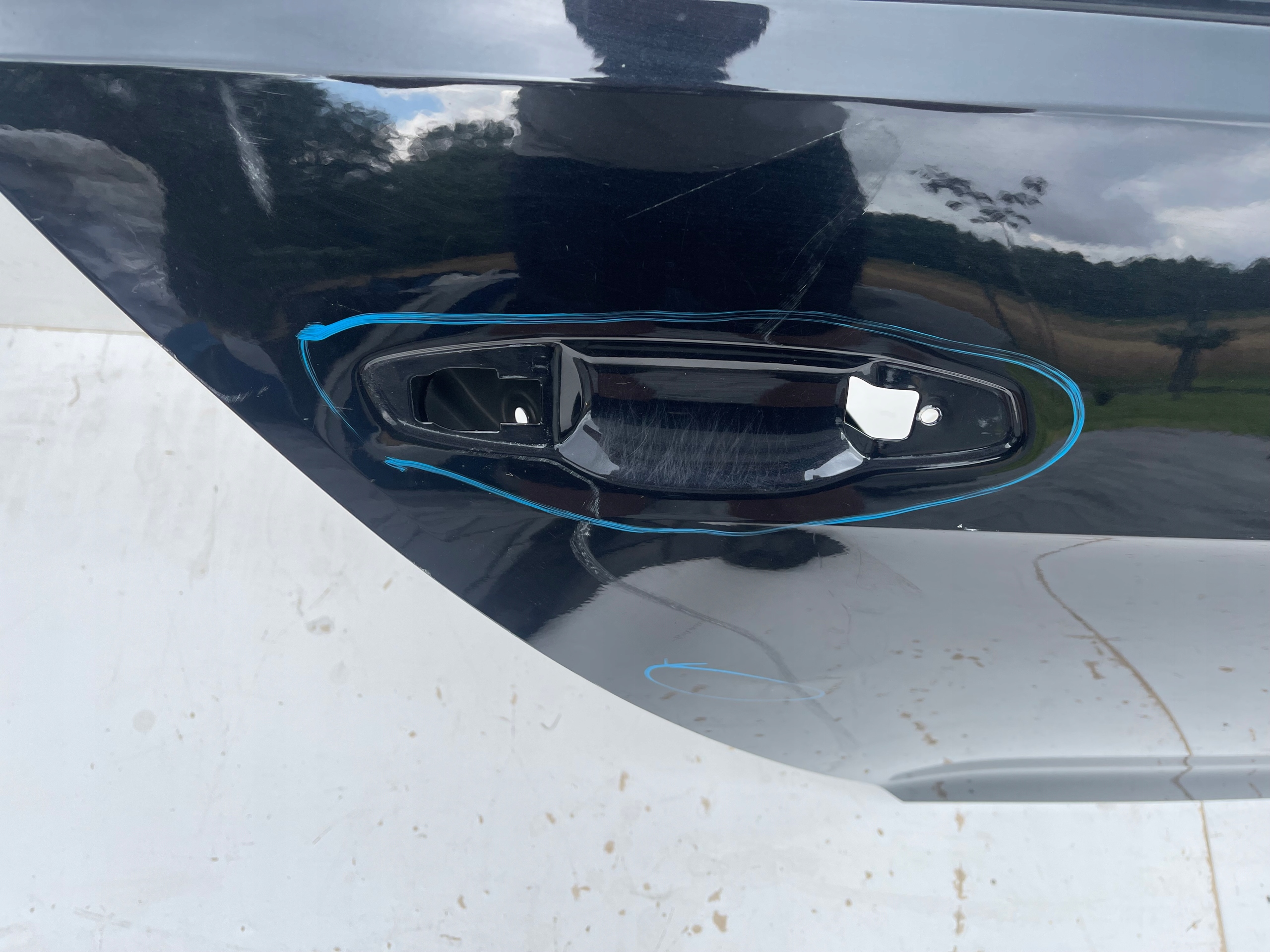 TÜR HECK HINTEN RECHTS VOLKSWAGEN GOLF VII 7 HB