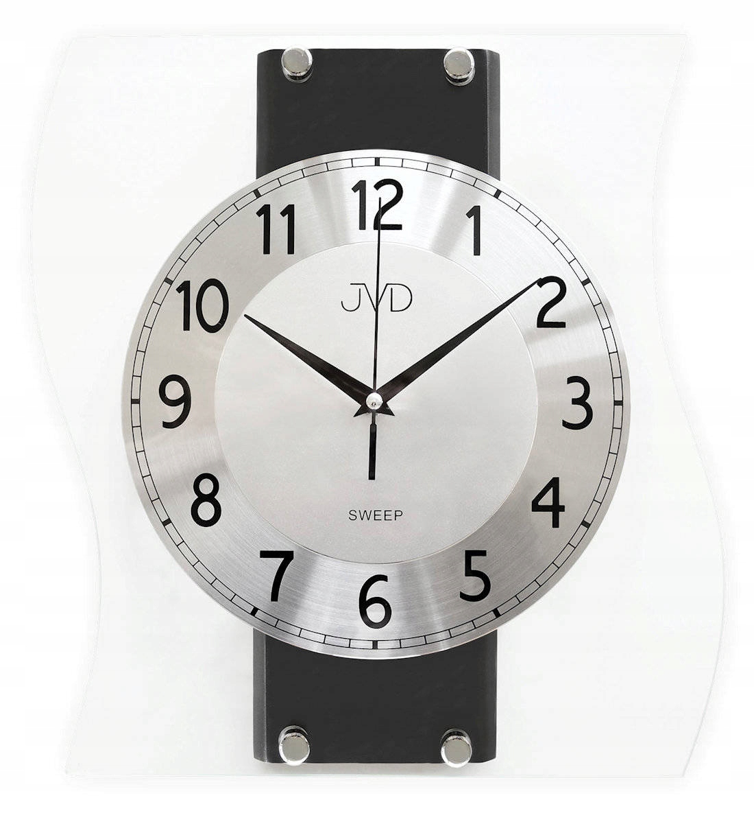 Tichý Drevený Sklenený Nástenný Hodinový Stroj NS21053.2