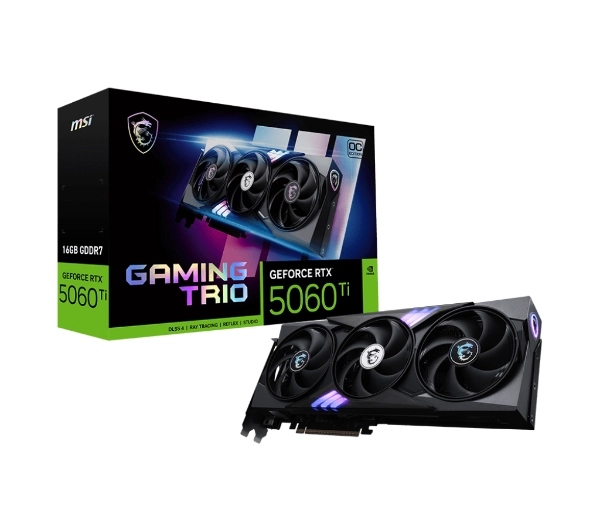 Karta graficzna Msi GeForce Rtx 5060 Ti Gaming Trio Oc 16GB GDDR7 128bit