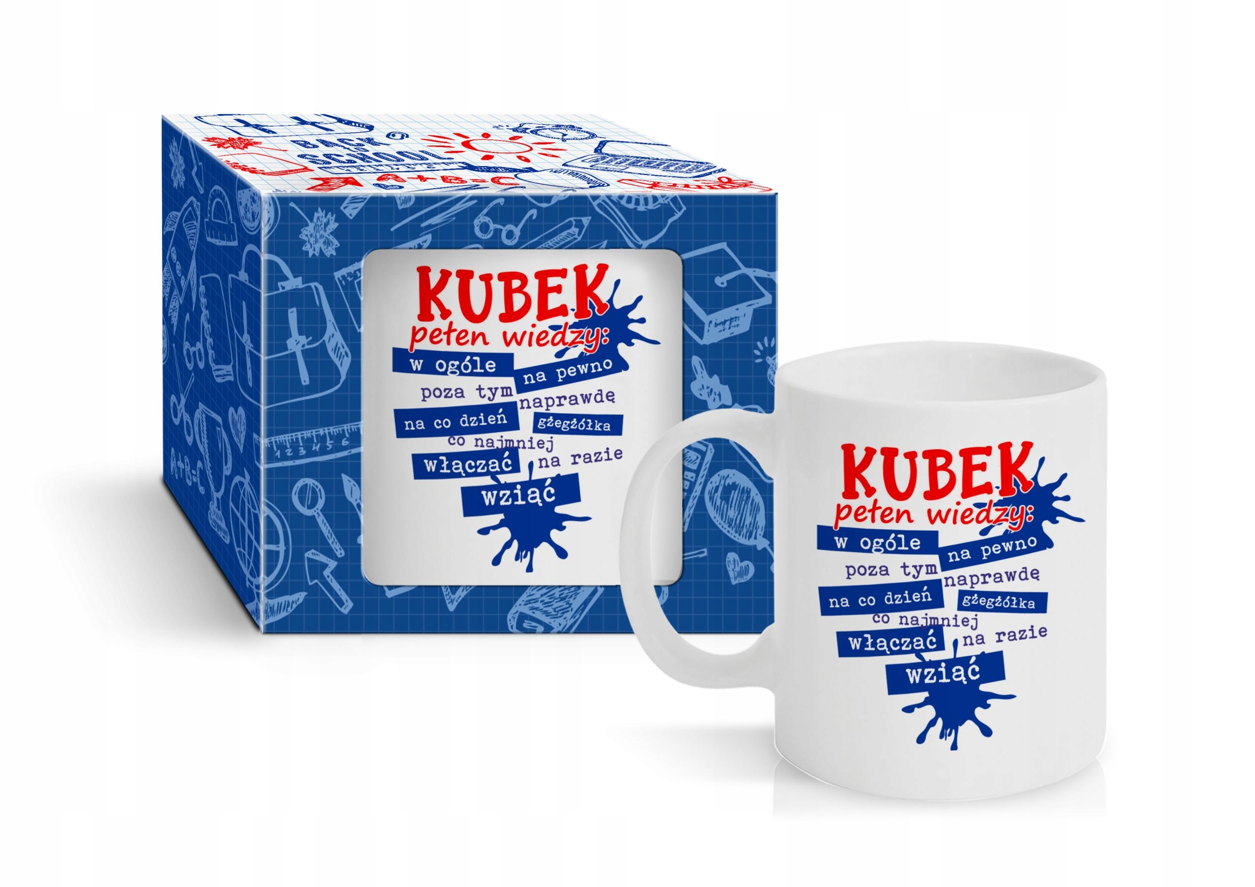 

Kubek ceramiczny dla dziecka Szkoła 300ml wiedza
