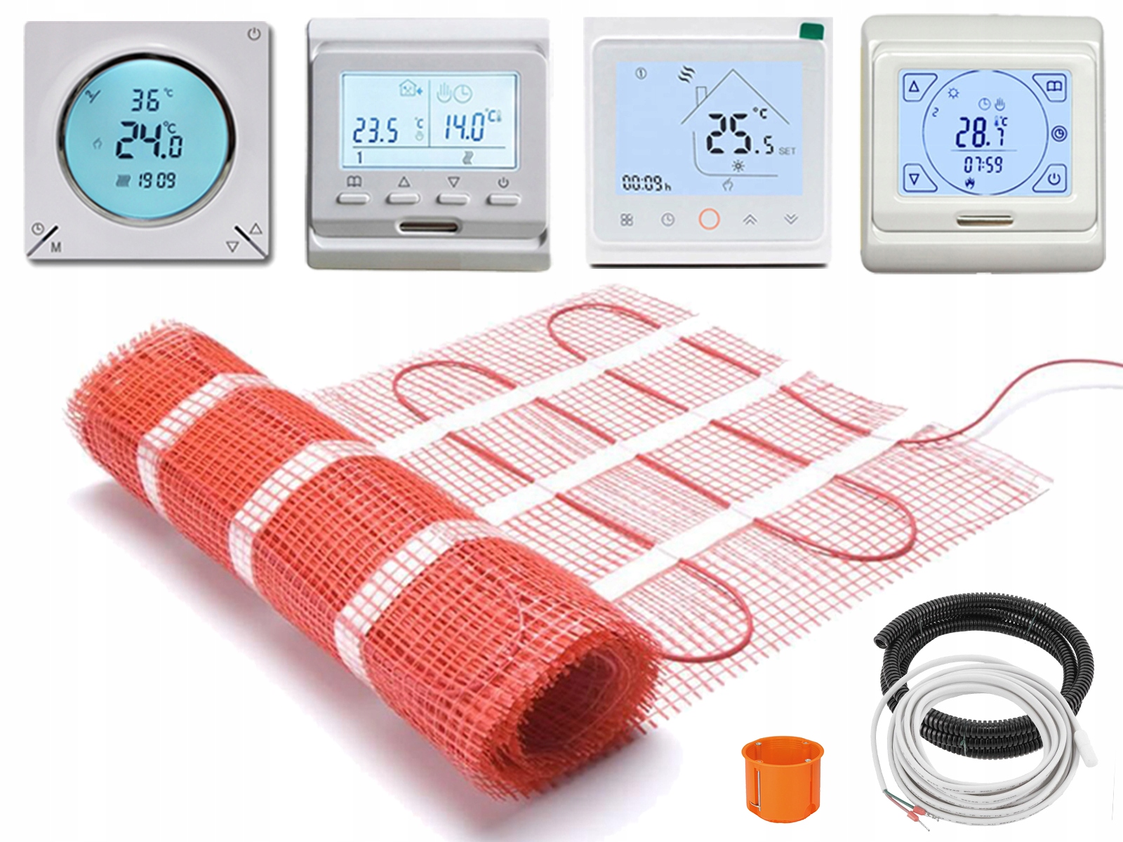 Set Vykurovacia Podložka komplet Eco 19m2 170W/m2 Set Ovládač