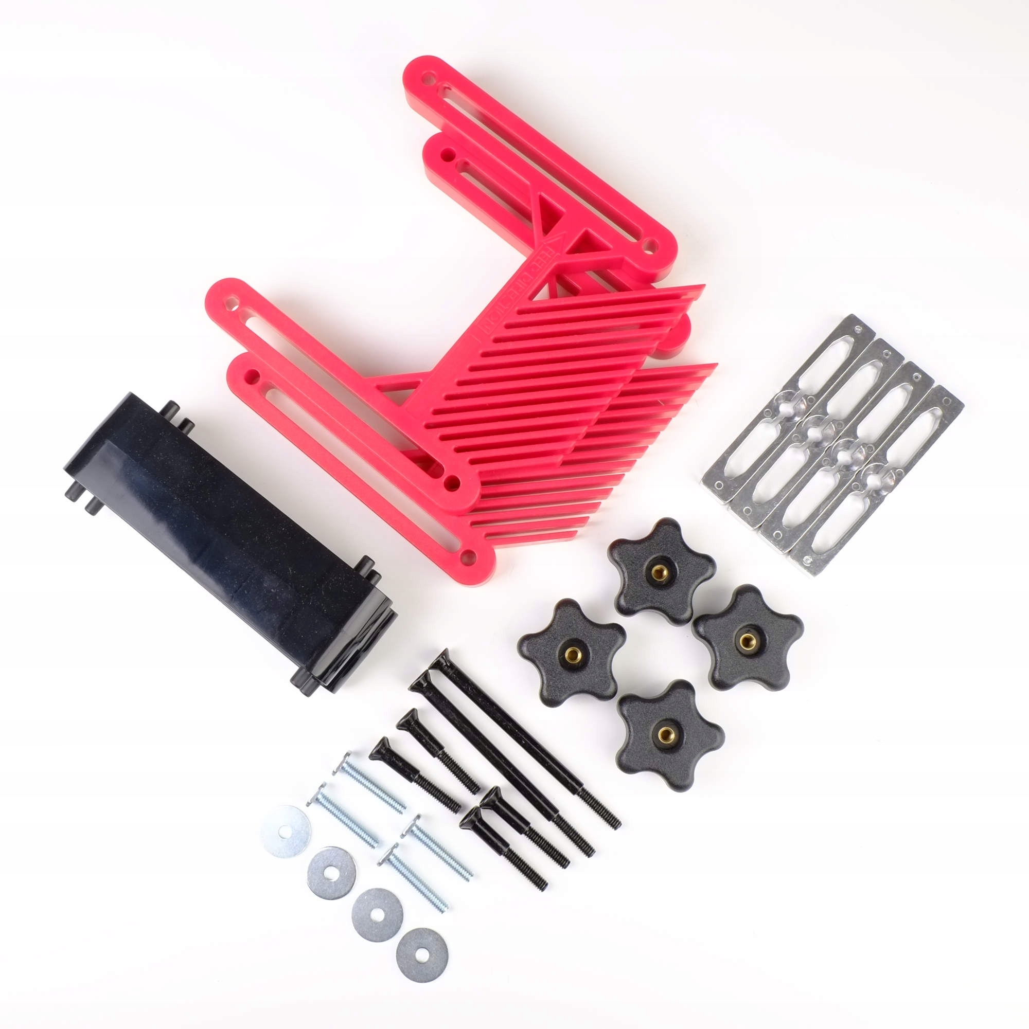 Dvojitý přítlačný hřeben Feather Board pro profily 19/24 pro bezpečnou práci