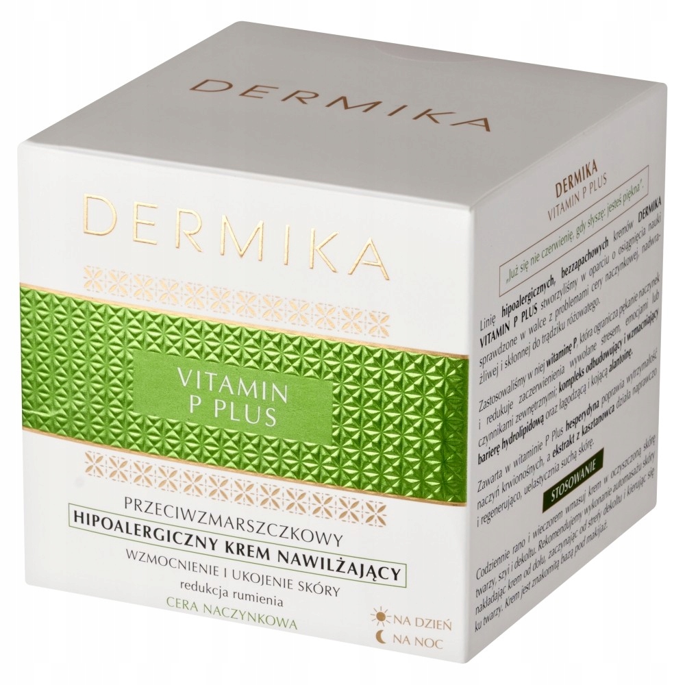 Dermika Vitamin P Plus Hypoalergenní hydratační krém proti vráskám