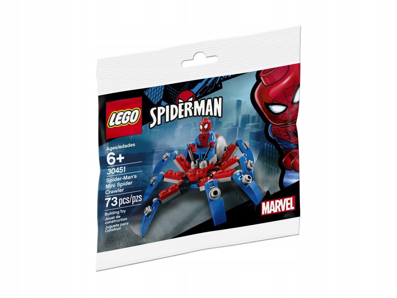 Nowy Lego Heroes Marvel Spider-man mech pająk 30451 Misb 2019