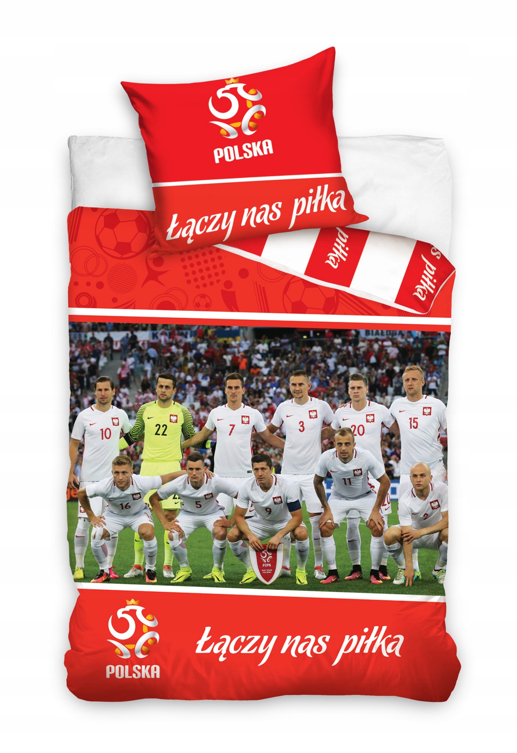 

Pościel piłkarska 160x200 Lewandowski klubowa Pzpn