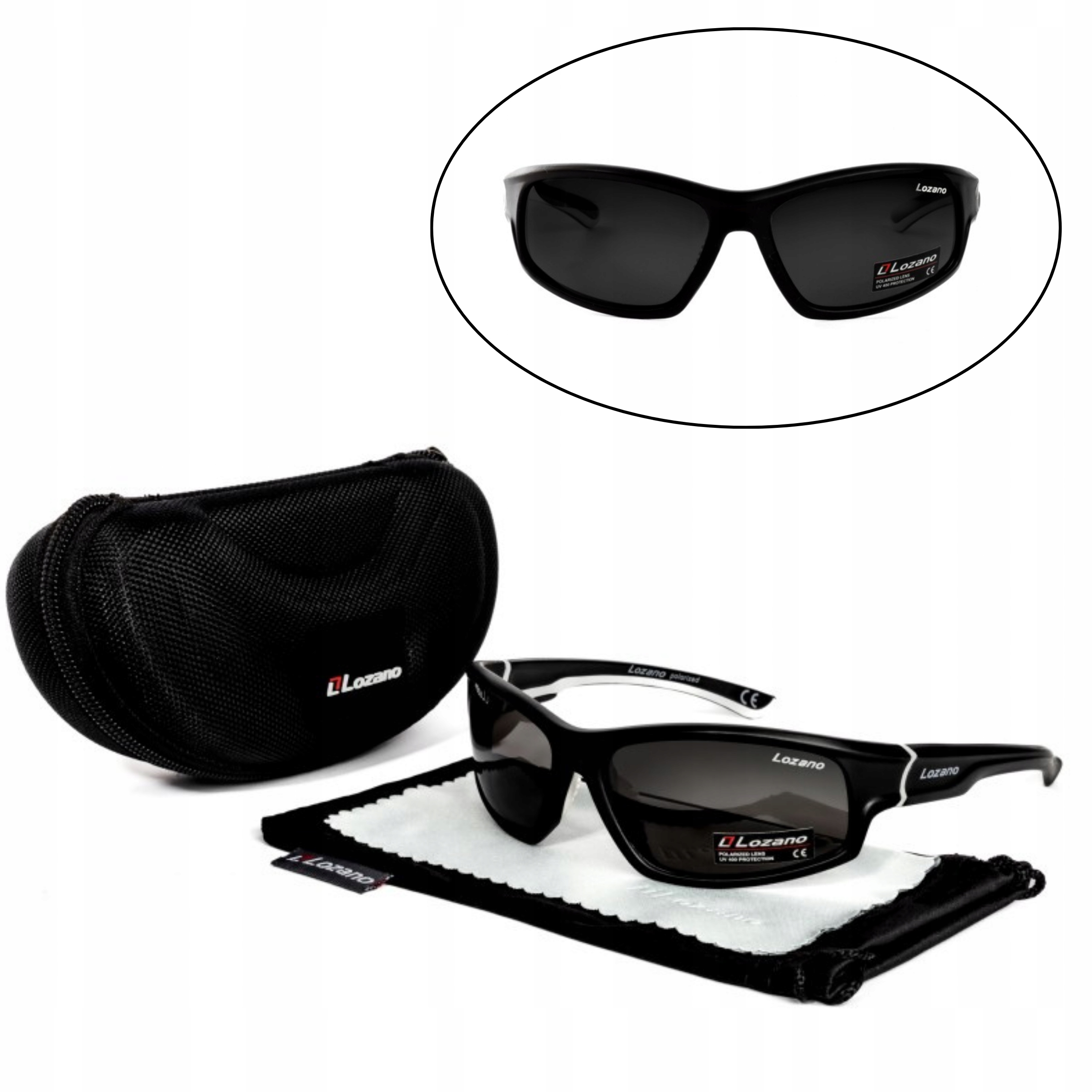 Lozano Polarizační Brýle Pro Řidiče Ochrana UV400 Do Auta Pouzdro