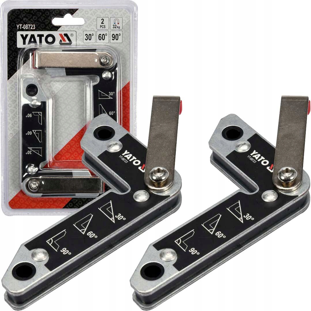 

Kątownik Uchwyt Magnetyczny Spawalniczy 32KG 2szt