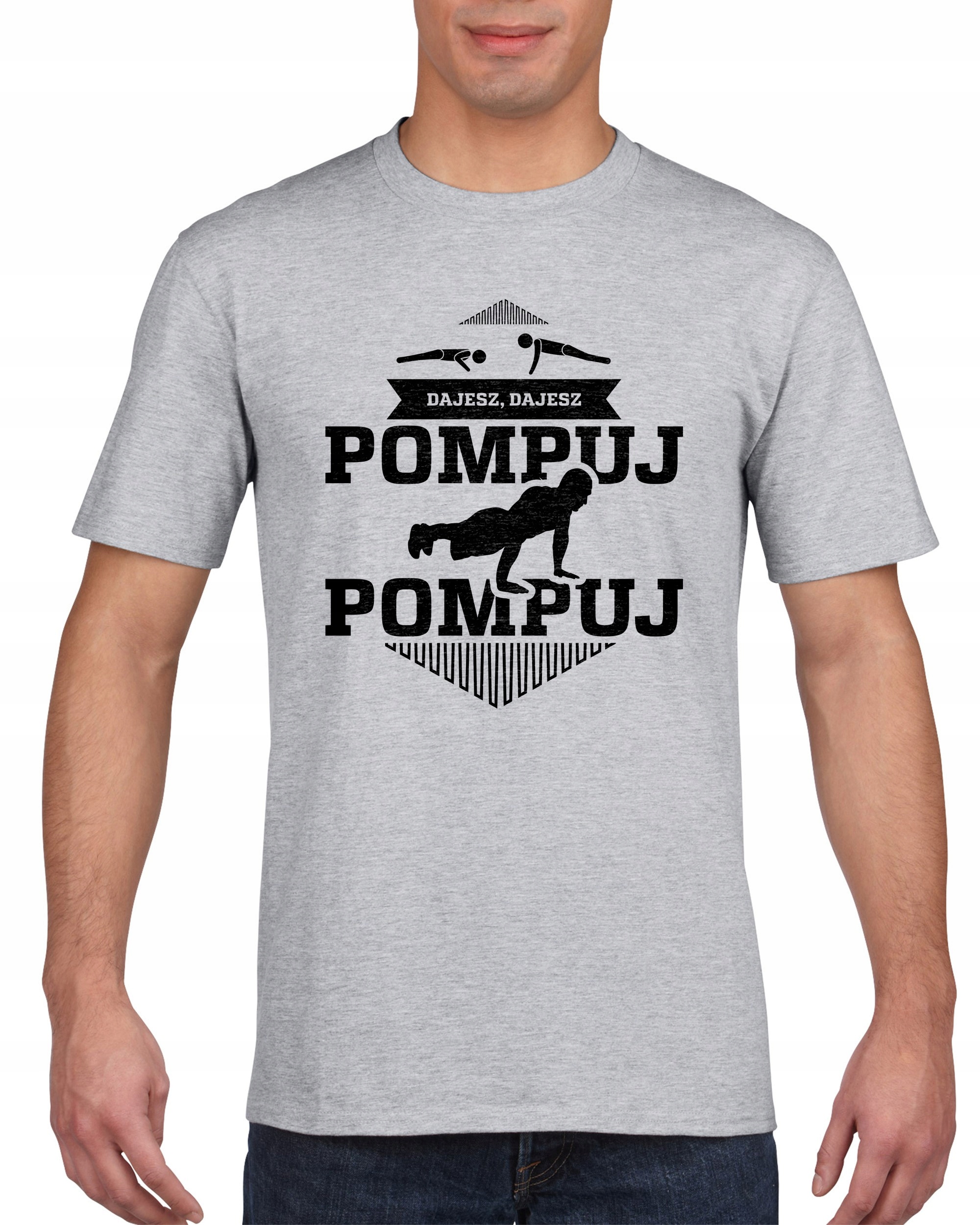 

Koszulka meska Na Silownie Pompuj Pompuj s S