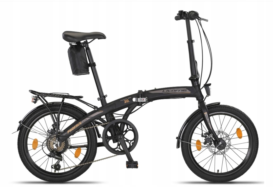 NIEMIECKI ROWER SKŁADANY PHOENIX ALU 2xTARCZE Kod producenta M 01 LCR 20810 00 002