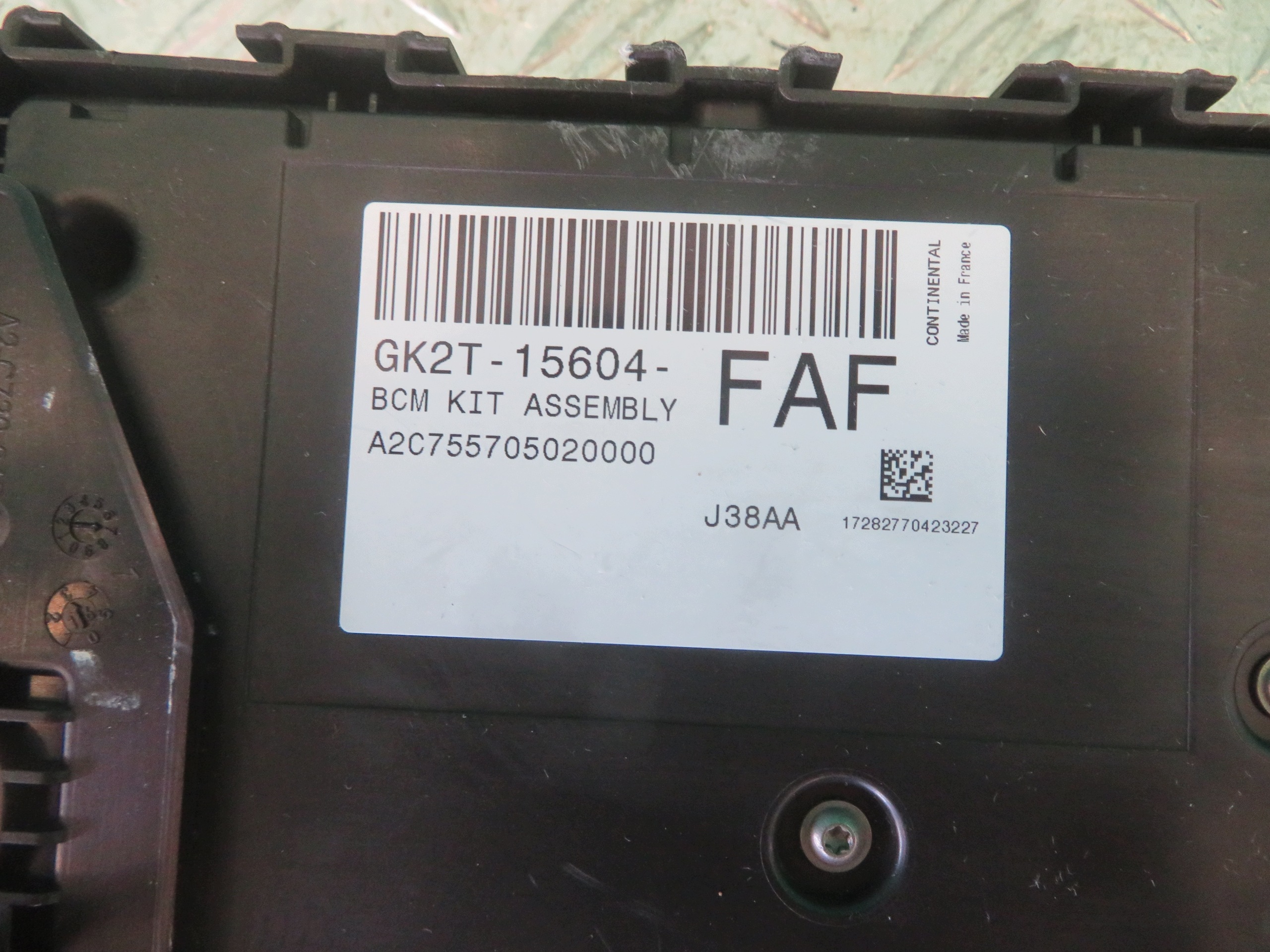 modulo BCM FORD TRANSIT CUSTOM 17R GK2T-15604-FAF