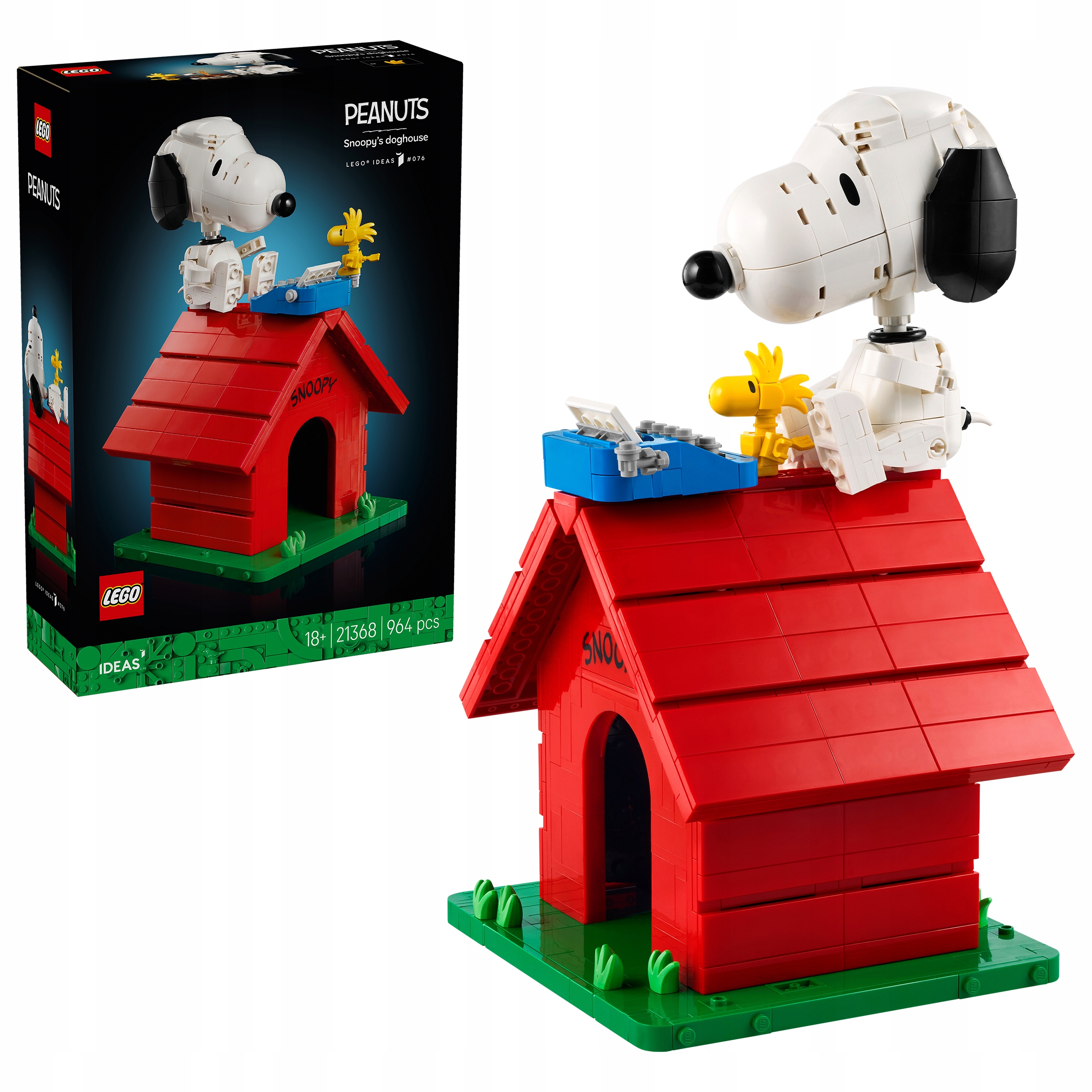 Lego Ideas 21368 Fistaszki: Buda Snoopyho